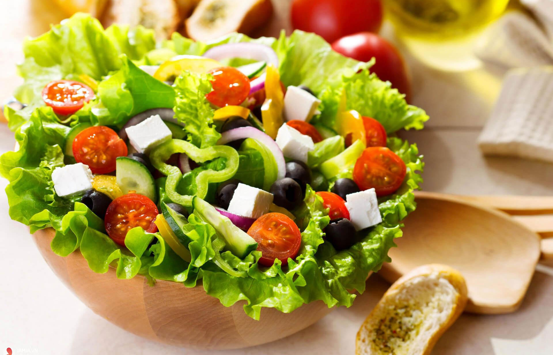 Salad rau trộn vô cùng ngon miệng