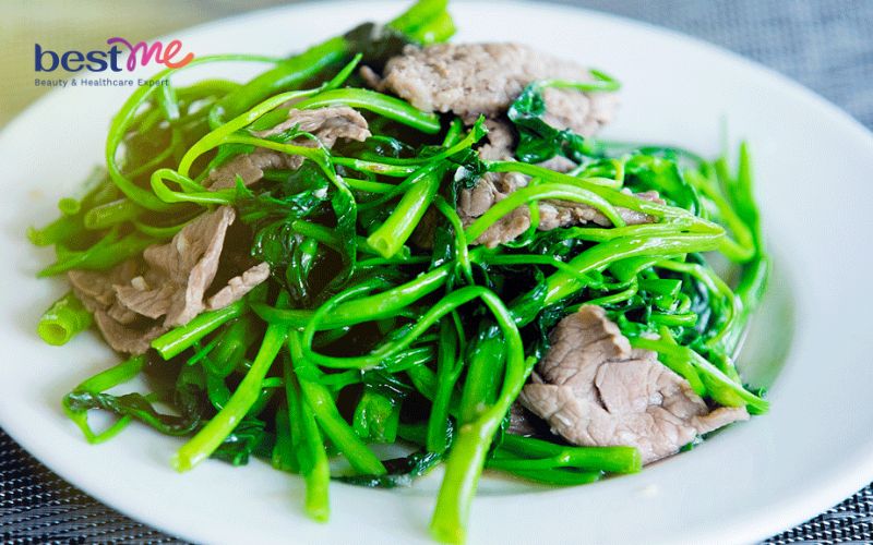 cach-lam-thit-bo-xao-rau-muong-gion-ngon-xanh-muot--1 Cách làm thịt bò xào rau muống giòn ngon, xanh mướt - 1