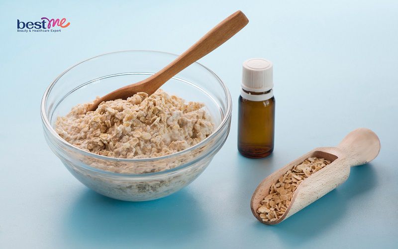 Làm trắng da đơn giản với yến mạch và sữa chua