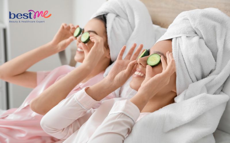 Cách làm trắng da toàn thân cho học sinh bằng dưa chuột