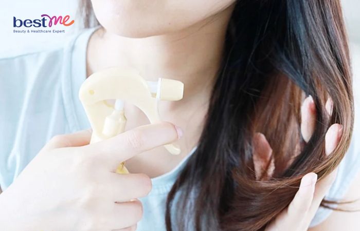 Cách dùng xịt dưỡng tóc Tsubaki