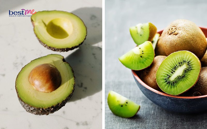 Thải độc da với 2 nguyên liệu thiên nhiên là bơ và kiwi