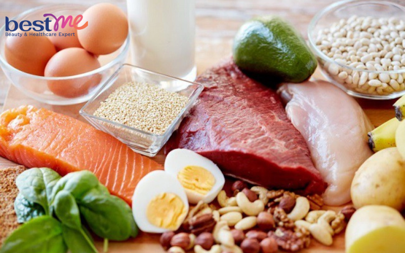 Người bị nấm da mặt nên ăn nhiều thực phẩm giàu protein