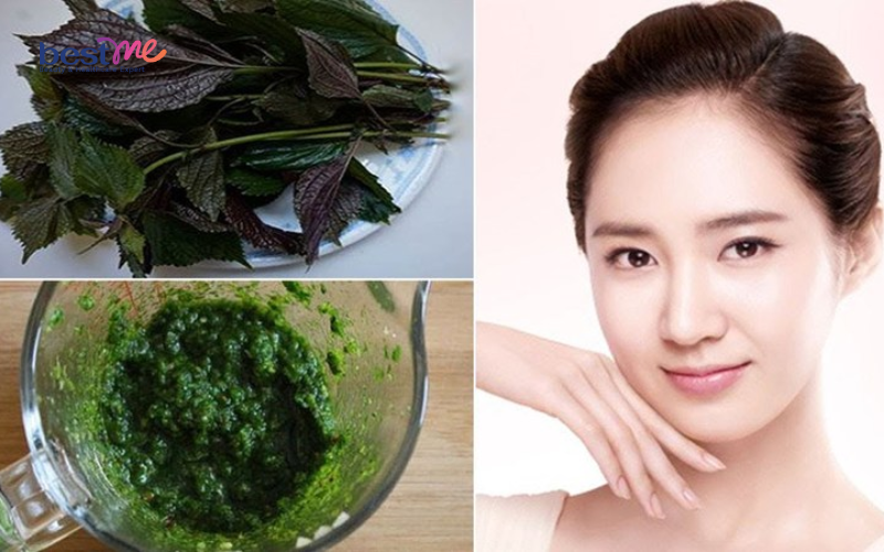 Tía tô giúp làm đẹp da hiệu quả