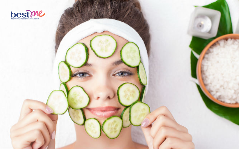 Dưa chuột giúp làm trắng da