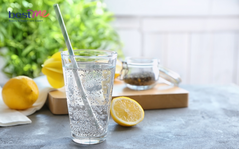 Cách pha nước uống giảm cân đúng từ hạt chia và chanh