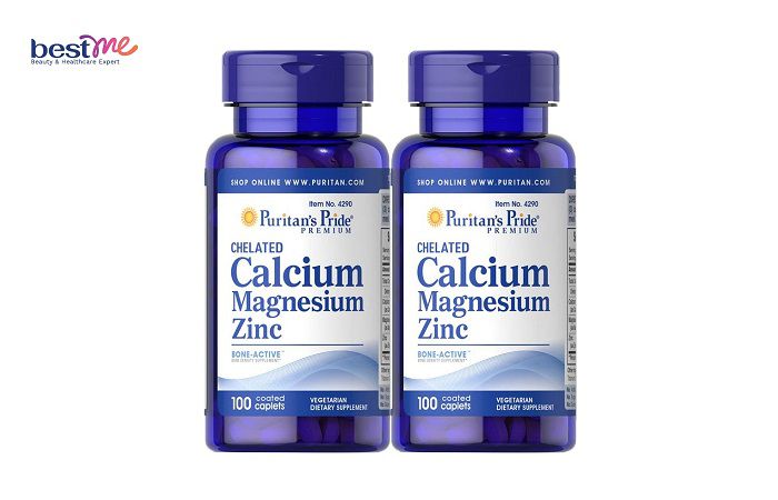 Bảo vệ sức khỏe xương với Calcium Magnesium Zinc Puritan’s Pride