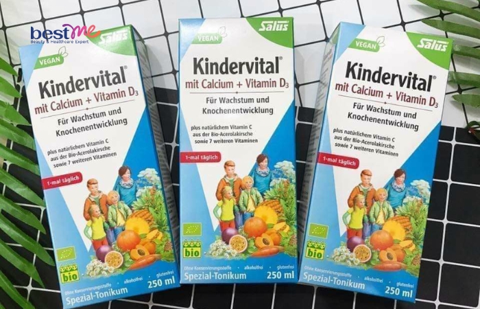 Canxi Đức cho bé Kindervital Mit Calcium + Vitamin D3