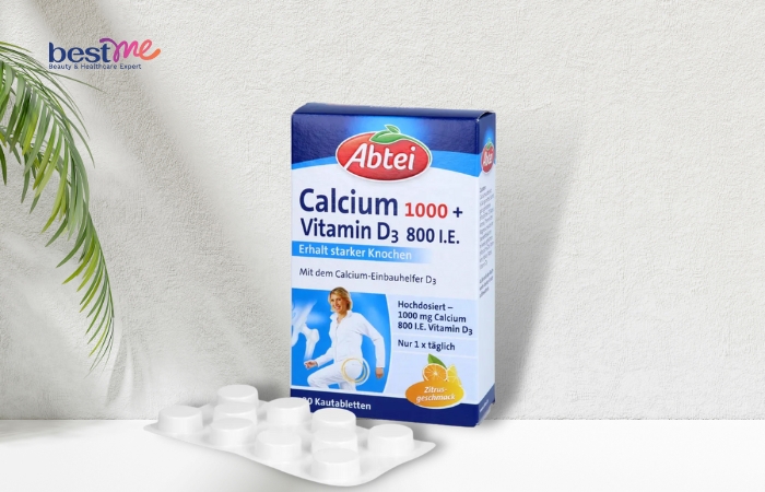 Abtei Calcium 1000 + Vitamin D3 800 I.E