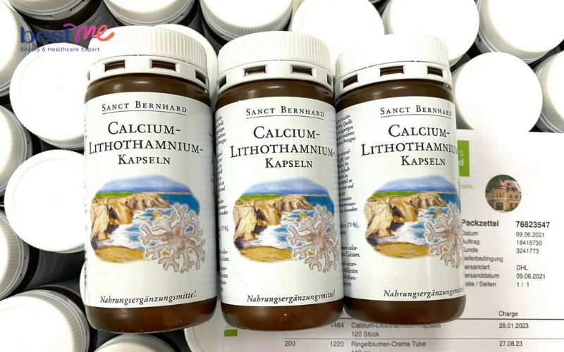 Viên uống bổ sung canxi hữu cơ cho bà bầu Sanct Bernhard Calcium Lithothamnium