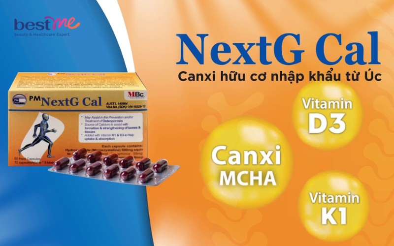 Viên uống canxi Nextg Cal cho bà bầu là sản phẩm của Úc