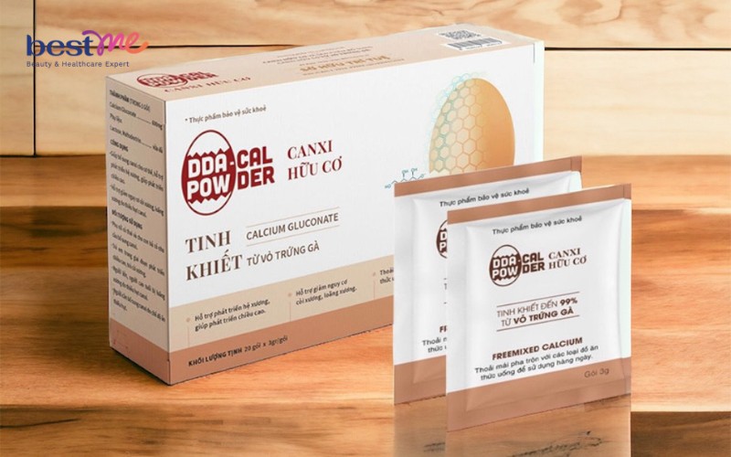 Canxi hữu cơ DDA dạng bột cho người lớn