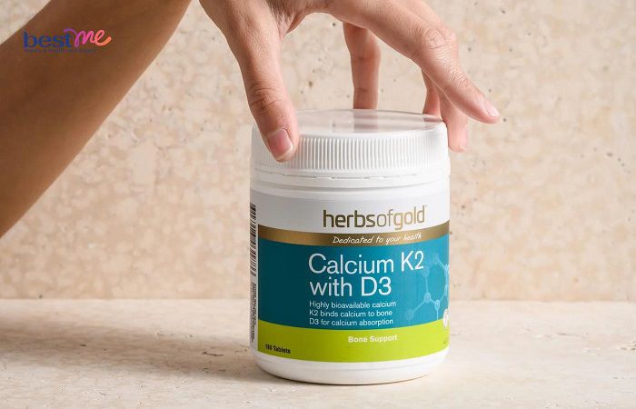 Herbs of Gold Calcium K2 with D3 - Sản phẩm bổ sung canxi hàng đầu