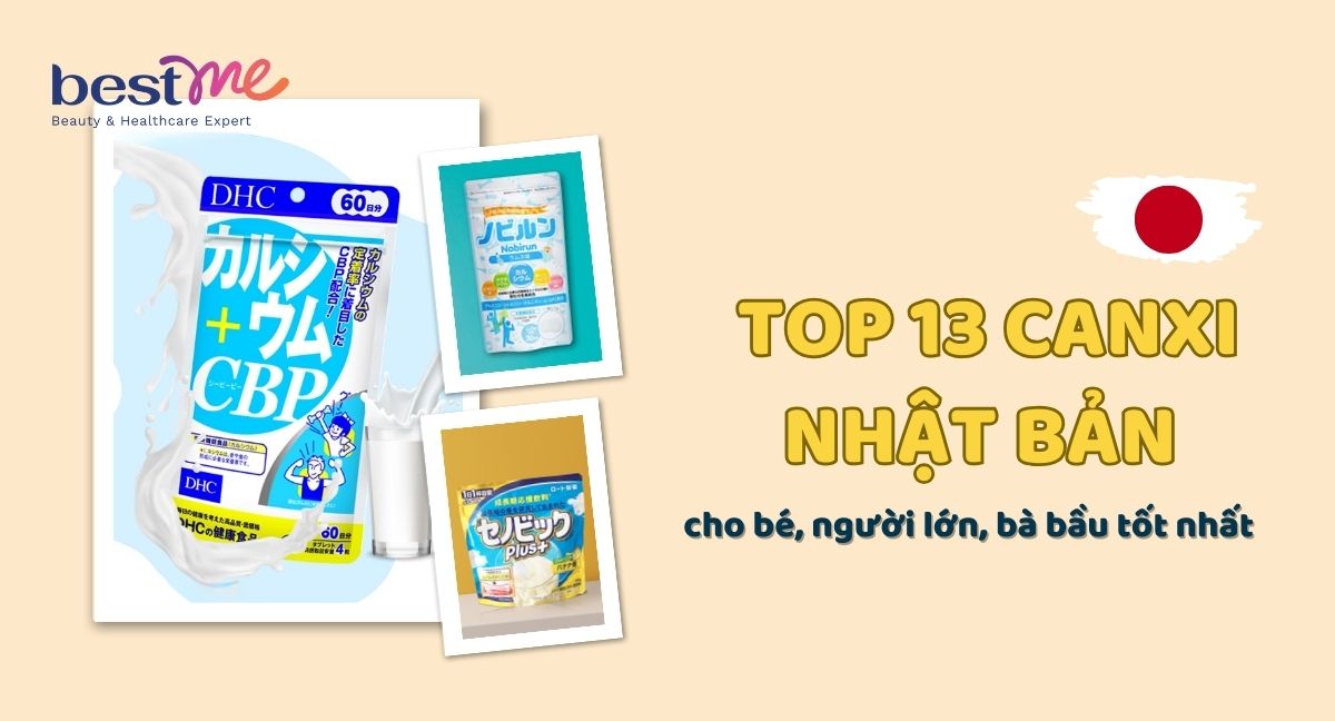 TOP 17 Canxi Nhật Bản cho bé, người lớn, bà bầu tốt nhất