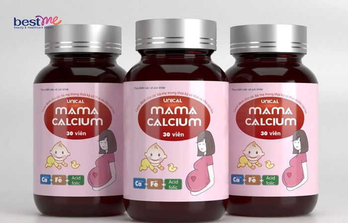 Canxi cho mẹ bầu an toàn với Unical Mama