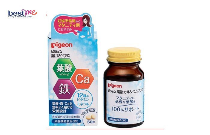 Viên uống canxi Nhật cho mẹ bầu Pigeon 