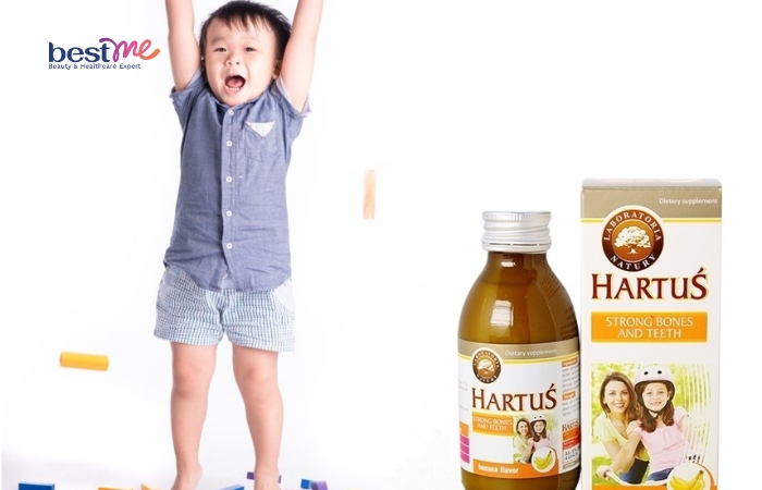 Con cao lớn, khỏe mạnh với canxi sinh học Hartus