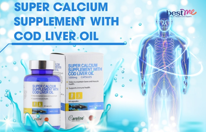 Super Calcium Supplement With Cod Liver Oil 1000mg