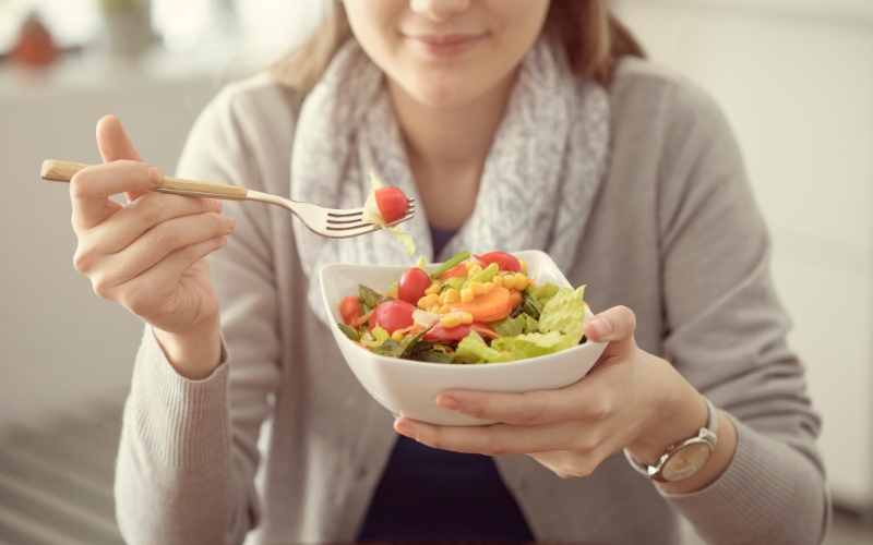 Bổ sung các chất dinh dưỡng và ăn uống healthy