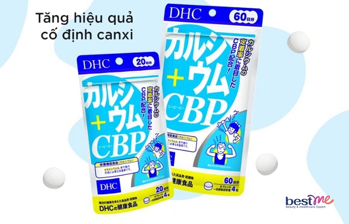 Bổ sung canxi cho cơ thể thông qua Viên uống DHC Calcium + CBP