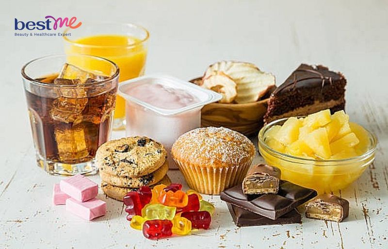 Hạn chế đồ ăn chứa đường giúp giảm mỡ bụng