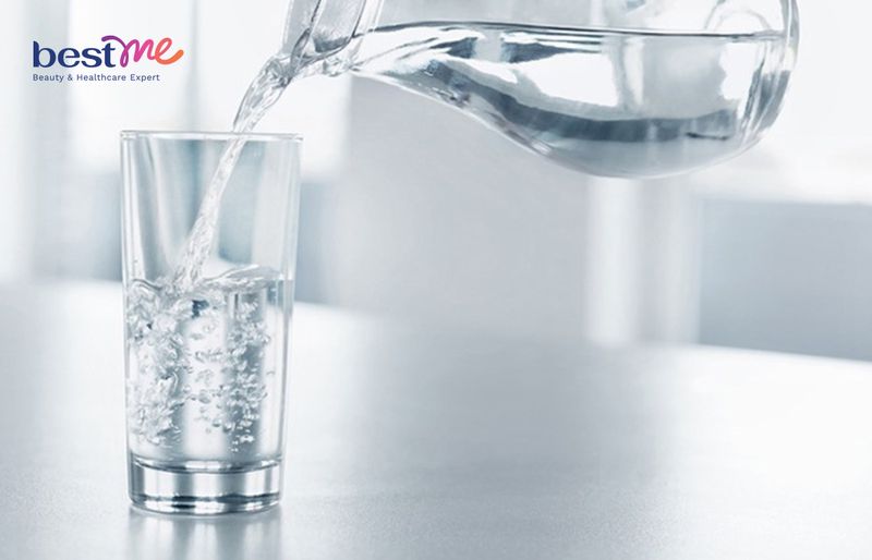 Uống nhiều nước giảm mỡ bụng