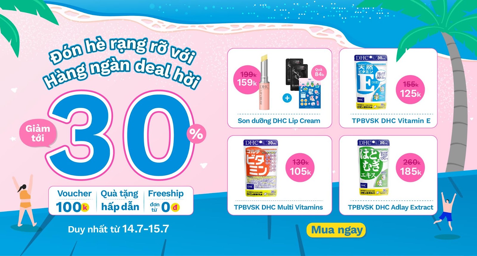 Chương trình giảm giá đặc biệt giữa tháng 7 - 2