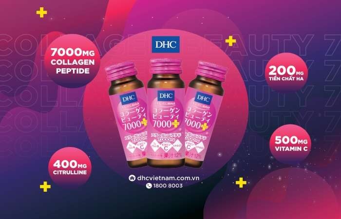 Collagen nước DHC được ứng dụng công nghệ Beauty Plus độc quyền