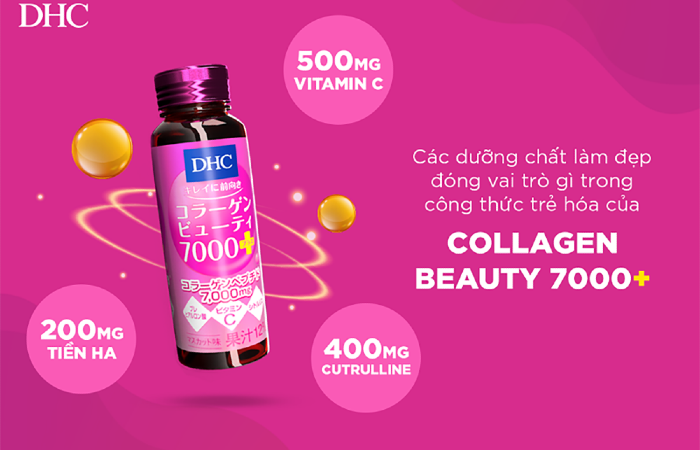 Collagen nước DHC Collagen Beauty 7000