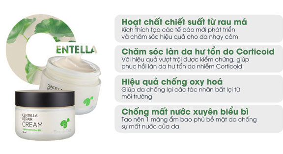 Lợi ích kem dưỡng phục hồi da nhà Goodndoc