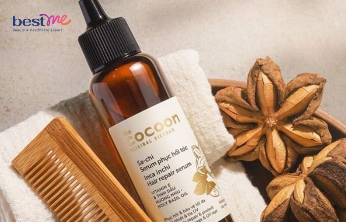 Serum dưỡng tóc Cocoon nổi bật với thành phần sachi