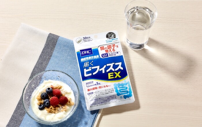 DHC Bifidus EX chứa men BB536 có thể vượt qua môi trường axit của dạ dày