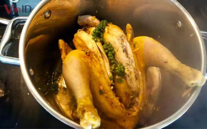 Công thức gà hấp tiêu xanh thơm nức mũi cho ngày trời lạnh - 5