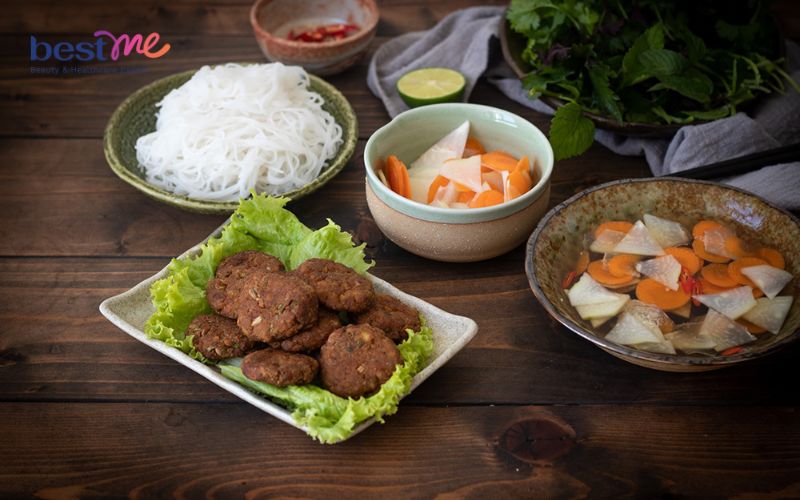 cong-thuc-nau-bun-cha-chay-chuan-vi-ha-noi-cuc-don-gian-5 Công thức nấu bún chả chay chuẩn vị Hà Nội cực đơn giản - 5
