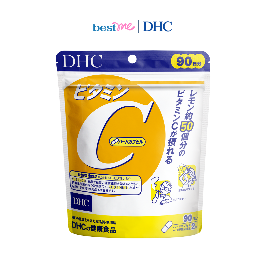 Thực phẩm bảo vệ sức khỏe DHC Vitamin C Hard Capsule dạng viên uống