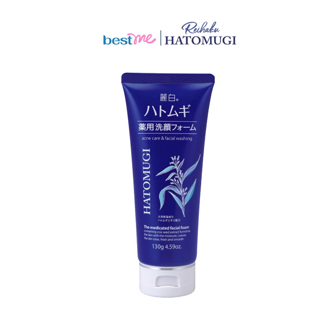 Sữa rửa mặt ngừa mụn Reihaku Hatomugi Acne Care & Facial Washing