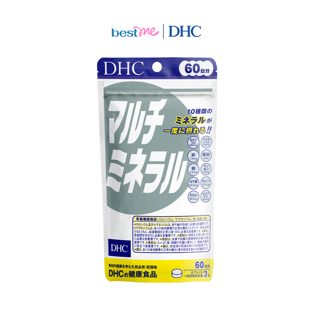 Thực phẩm bảo vệ sức khỏe DHC Multi Minerals dạng viên uống