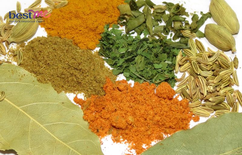 Sử dụng bột nghệ và trà xanh để làm đẹp