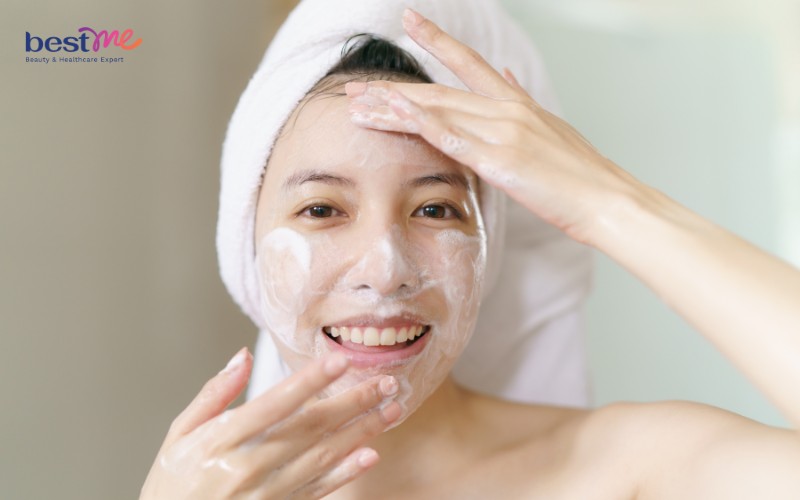 Làm sạch da mặt sần sùi lỗ chân lông to đúng cách mỗi ngày