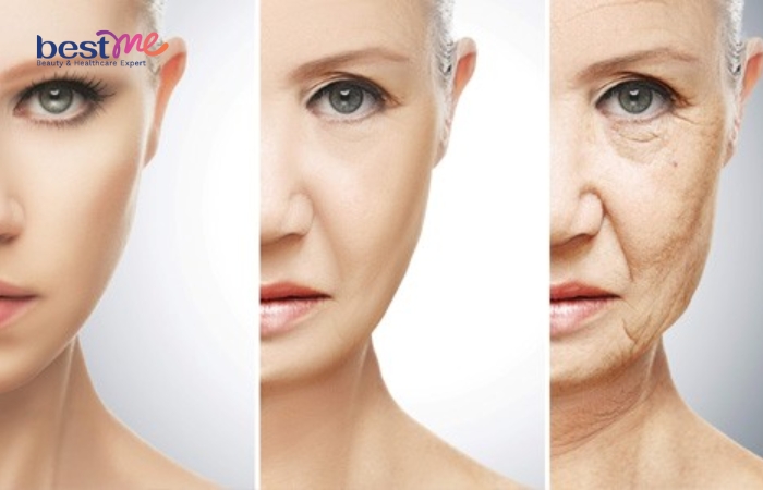 Khi tuổi tác gia tăng, làn da dần bị lão hóa và mất đi tính đàn hồi, trở nên mỏng hơn theo thời gian