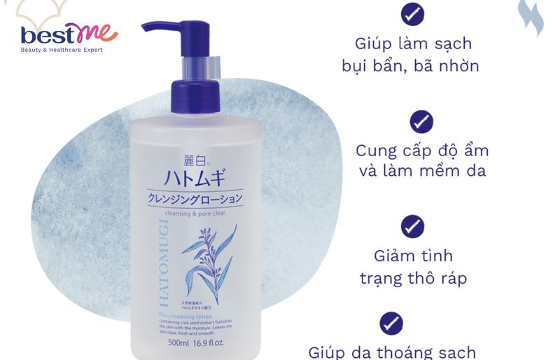  Nước tẩy trang Reihaku Hatomugi Cleansing Lotion