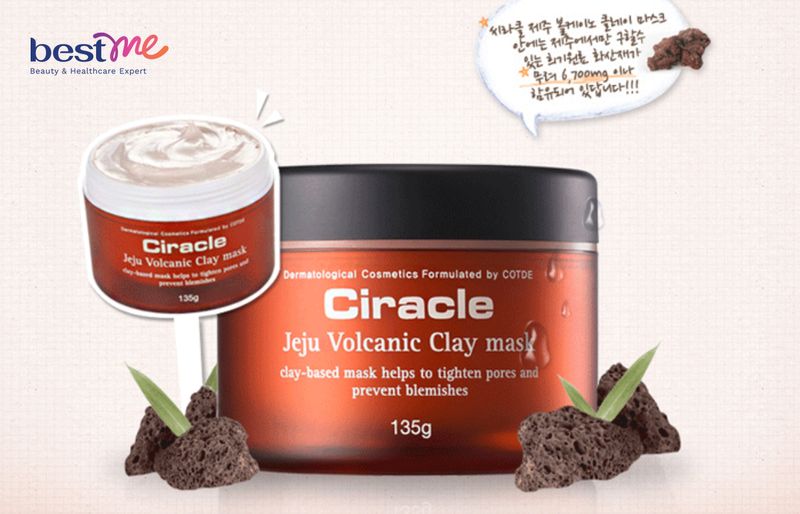  Ciracle Jeju Volcanic Clay giúp làm sạch và thải độc cho da
