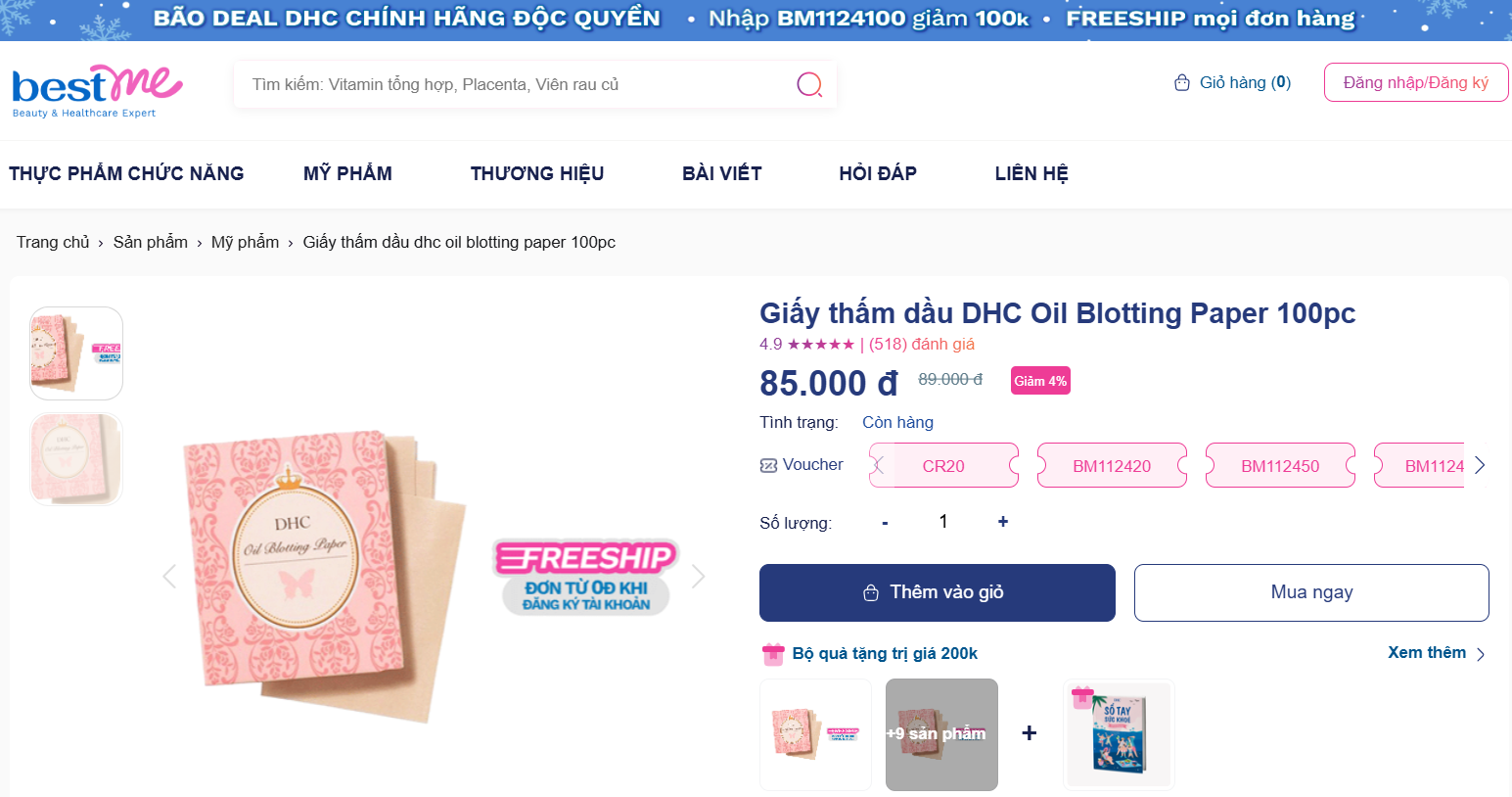 danh-gia-giay-tham-dau-dhc-nhat-ban-co-tot-khong-7 Đánh giá giấy thấm dầu DHC Nhật Bản có tốt không? - 7