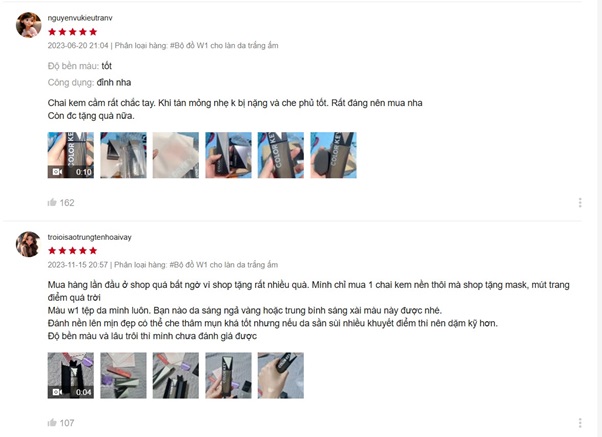 Công dụng của sản phẩm được đánh giá rất cao