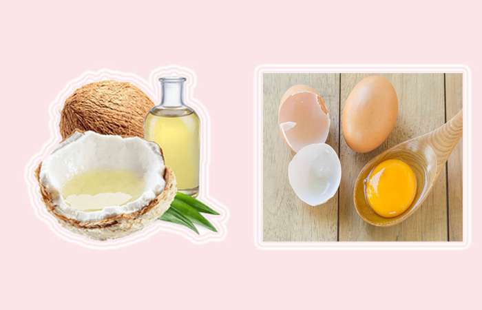 Ủ tóc bằng dầu dừa và trứng gà giúp dưỡng tóc toàn diện và có khả năng phục hồi tóc hư tổn