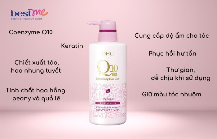 Dầu gội dưỡng tóc nhuộm DHC Q10 Revitalizing Shampoo EX