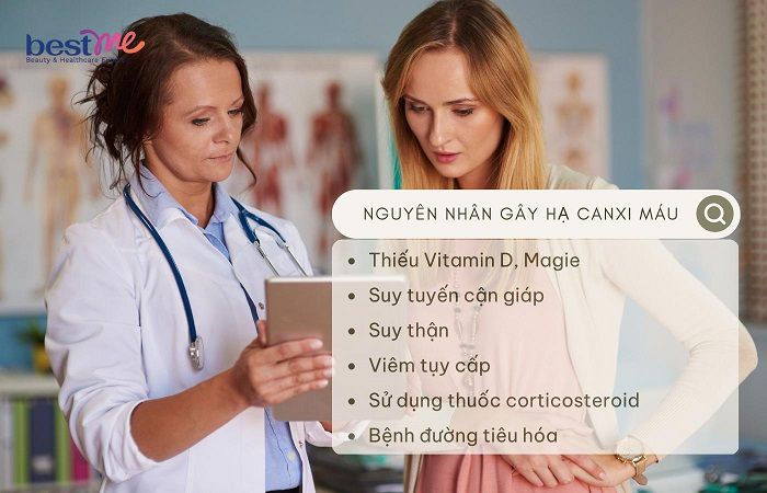 Nguyên nhân phổ biến gây giảm canxi trong máu