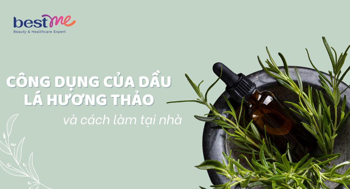Công dụng của dầu lá hương thảo và cách làm tại nhà