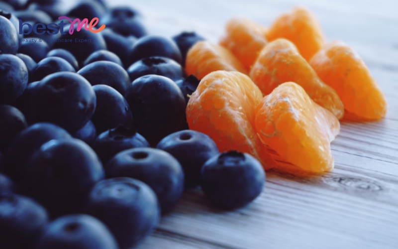 Kết hợp việt quất và cam còn đem lại thức uống vô cùng ngon miệng