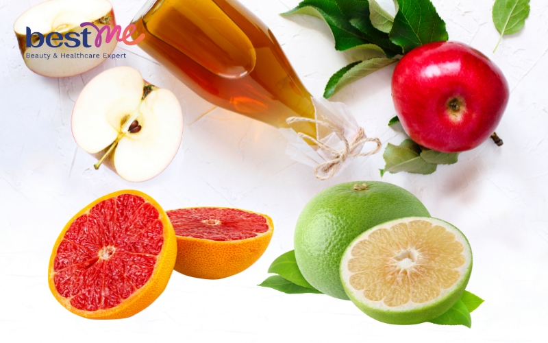 Cách làm nước detox từ bưởi và giấm táo cũng vô cùng đơn giản